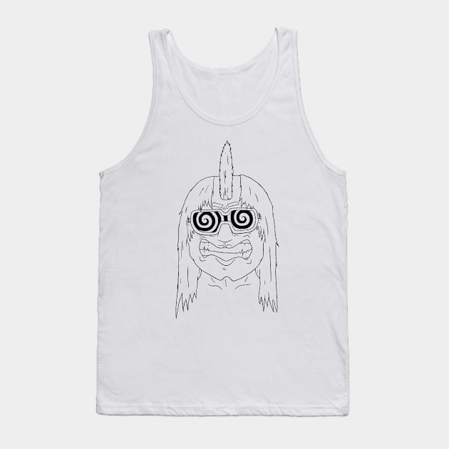 Crazy Guy Tank Top by BoombasticArt